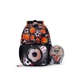 Mochila de 3 Piezas de 17" con Audífonos y Lonchera para Niños